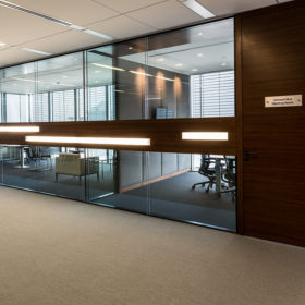 Project: First Gulf Bank | Product: Revolution Range with Timber Doors