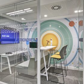 Project: LinkedIn MENA | Products: Revolution 100 glass partitions with Edge Symmetry doors