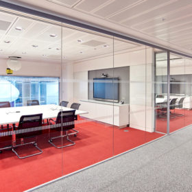 Optima 117 Single Glazed Partition