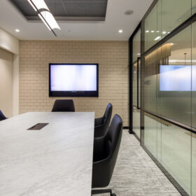Project: Baker McKenzie | Products: Revolution 100 glass Partitons with Edge Symmetry doors